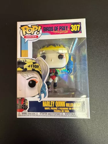 FUNKO POP BIRDS OF PREY DC HARLEY QUINN ROLLER DERBY 307