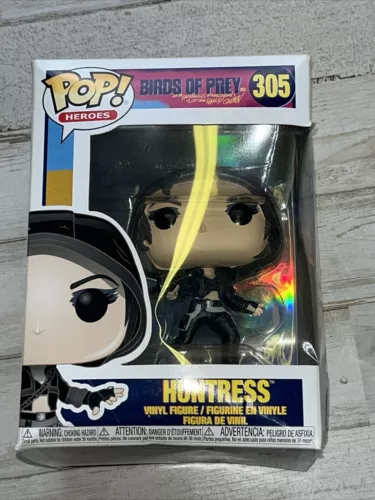 Funko POP! Birds Of Prey Huntress 305 Ruined Box