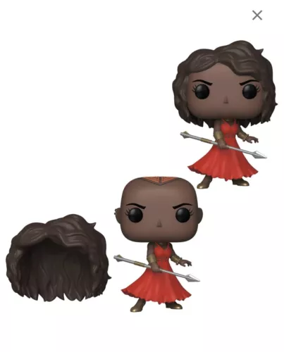 Funko Pop!  Black Panther - Okoye  #385 Fall Con LE 2018. Vaulted Removable Wig