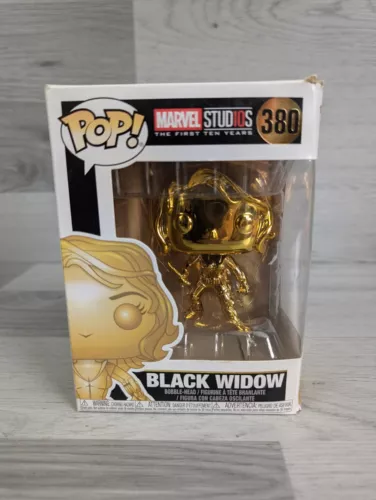 Funko Pop Black Widow Golden Edition #380 Vinyl Figure Marvel Studios