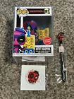 Funko Pop! Blacklight Artist Deadpool #887, Pen & Pin ~ GameStop Exclusive