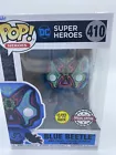 Funko Pop Blue Beetle 410 Dia De Los Muertos DC GITD Glow In The Dark New