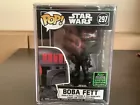 Funko Pop Boba Fett #297 Star Wars 2020 ECCC  Exclusive, With Soft Protector