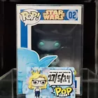 FUNKO POP! Bobble RARE Star Wars #02 Yoda Spirit GITD Stickerless [VAULTED]