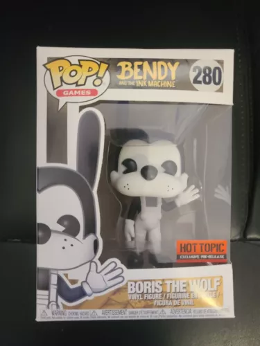 Funko Pop Boris the Wolf #280 BENDY INK MACHINE Hot Topic BRAND NEW IN BOX