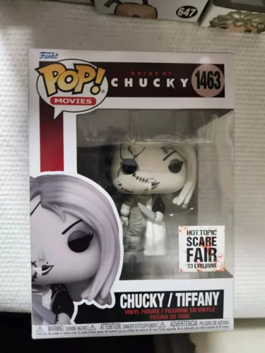 Funko Pop! Bride of Chucky Tiffany #1463 Scare Fair 2023 Hot Topic Exclusive