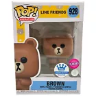 Funko POP Brown #928 Vinyl Figure Flocked Line Friends Funko Shop Limited Editio