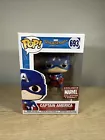 Funko POP! Captain America #693 MCC Marvel Collector Corps Spider-Man Homecoming