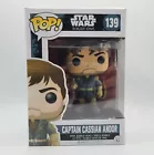 Funko Pop! Captain Star Wars Rogue One #139 Captain Cassian Andor w Protector