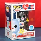 Funko Pop Care Bears America Cares Bear 638 Glitter Funko Shop LE 2019 Protector