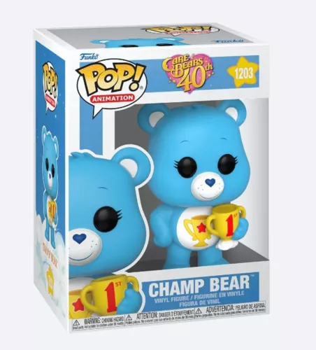 Funko Pop! Care Bears Champ Bear 40th Anniversary  #1203 NEW