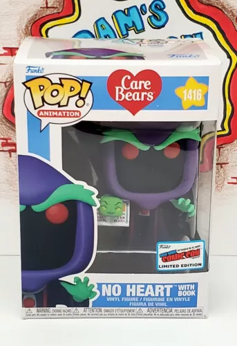 Funko Pop! - Care Bears - No Heart with Book #1416 - NYCC 2023 Sticker Exclusive