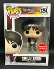 Funko Pop Child Eren 1251 Attack on Titan Animation GameStop Exclusive Figure