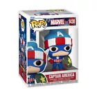 Funko Pop! Christmas Holiday Marvel 1438 Captain America Vinyl Figure