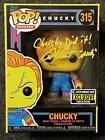 Funko Pop! Chucky #315 Blacklight Autograph By Alex Vincent (Andy) OC Certified