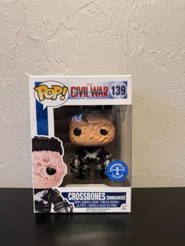 Funko Pop! Civil War - Crossbones (unmasked) #139 Underground Toys Exclusive