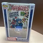 Funko Pop! Comic Book Cover with Case: Marvel - Captain America #27