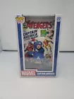 Funko Pop! Comic Book Cover with Case: Marvel - Captain America #27