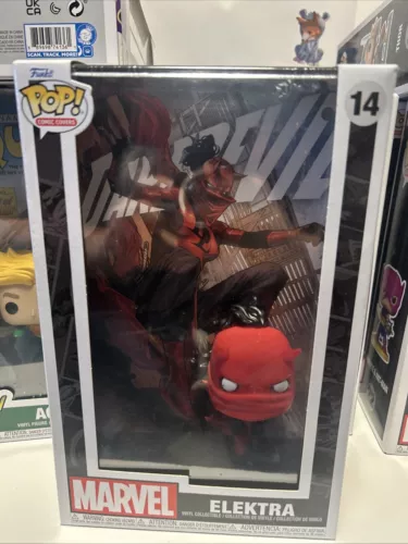 Funko Pop! Comic Book Cover with Case: Marvel - Elektra #14