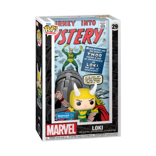 Funko Pop! Comic Book Cover with Case: Marvel - Loki - Walmart (Exclusive) #29