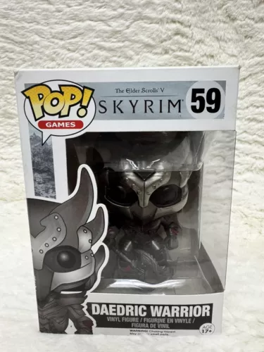 Funko Pop! Daedric Warrior 59 VAULTED Skyrim The Elder Scrolls V Games