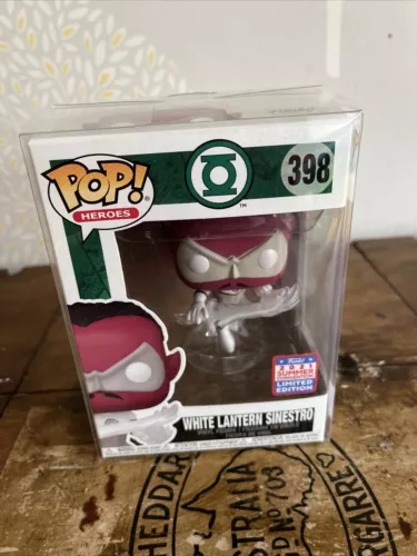 FUNKO POP! DC Green Lantern White Lantern Sinestro #398 2021 SDCC