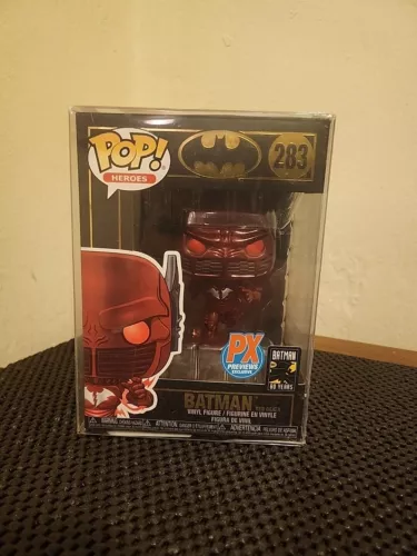 Funko Pop! DC Heroes: Batman Red Death 283 80th Anniversary W Protector