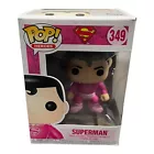 Funko Pop! DC Heroes: Breast Cancer Awareness - Superman #349 Vinyl Figure Pink