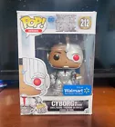 Funko Pop! DC Heroes Justice League CYBORG 212 Walmart Exclusive. Damaged.