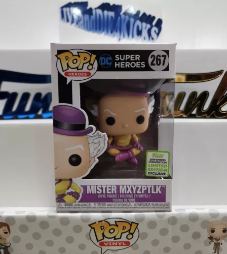 Funko POP DC Heroes Mister Mxyzptlk 267 ECCC Spring Con. Entertainment Earth Ex.