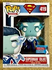 Funko Pop! DC Heroes Superman (Blue) #419 NYCC 2021 Fall Con Exclusive