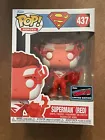 Funko Pop! DC Heroes: SUPERMAN (RED) #437 - NYCC 2022 Official Sticker w/protect