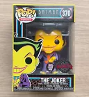 Funko Pop DC Heroes The Joker Black Light #370 + Free Protector