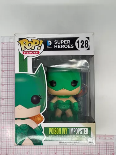 Funko POP! DC Super Heroes #128 Poison Ivy Impopster *DAMAGED BOX SEE PICS D02