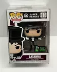 Funko Pop DC Super Heroes 316 ZATANNA Emerald Con Exclusive with pop protector