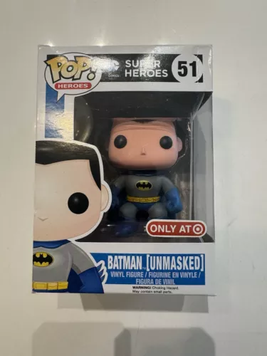 Funko Pop! DC Super Heroes Batman Unmasked #51 Target Exclusive Not Mint