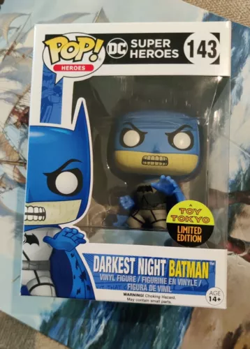 Funko POP DC Super Heroes: Darkest Night Batman #143 LE Toy Tokyo Exclusive