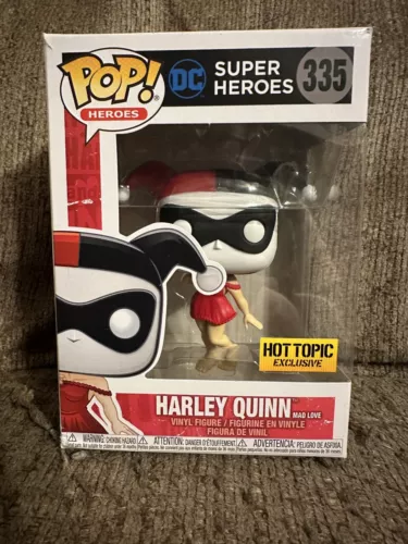 Funko POP! DC Super Heroes HARLEY QUINN Mad Love #335 Figure Hot Topic Excl.