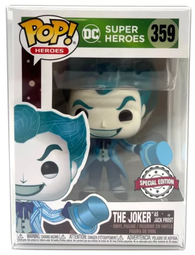 Funko Pop! DC Super Heroes The Joker As Jack Frost #359 Special ED w/Protector