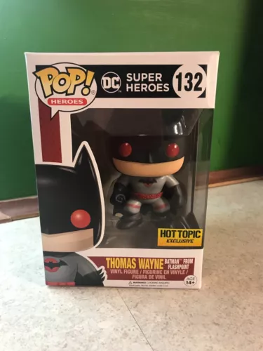 Funko POP! DC Super Heroes - Thomas Wayne batman from flashpoint Hot Topic #132