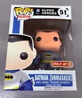 Funko Pop DC Universe 51 Unmasked Batman Bruce Wayne Vaulted Target Exclusive