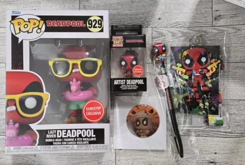 Funko Pop! Deadpool Bucket List Box GameStop Exclusive 929 Lazy River 🌊