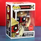 Funko Pop Deadpool Safari Deadpool 931 GameStop Exclusive 2021 With Protector