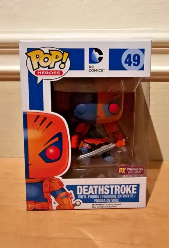 Funko Pop! Deathstroke #49 PX Previews DC Comics Fresh From Factory Case