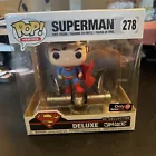 Funko Pop Deluxe DC 278 SUPERMAN Vinyl Figure Gamestop Exclusive