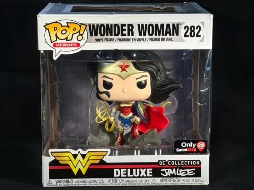 Funko Pop! Deluxe: DC Universe - Wonder Woman (Jim Lee Deluxe) - GameStop #282