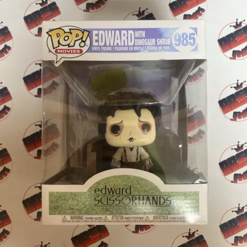 Funko Pop! Deluxe: Edward Scissorhands - Edward with Dinosaur Shrub #985 VAULTED