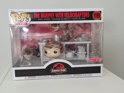 Funko POP! Deluxe Jurassic Park Tim Murphy With Velociraptors Target 1199