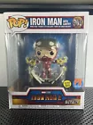 Funko Pop! Deluxe: Marvel - Iron Man with Gantry #905(Metallic)Glow In The Dark