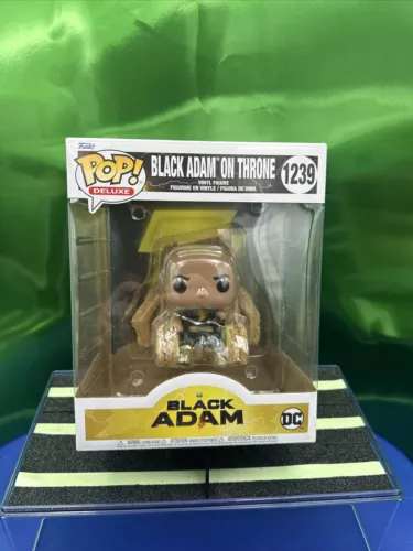 Funko Pop! Deluxe - Movies - DC Comics - Black Adam - Black Adam on Throne #1239